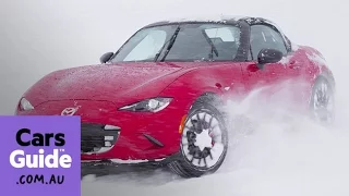 2016 Mazda MX-5 Miata Club on snow video