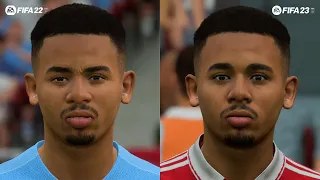 FIFA 23 vs FIFA 22 | Arsenal Faces