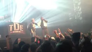 Kendrick Lamar brings young fan on stage @ Melkweg Amsterdam 06-02-2013