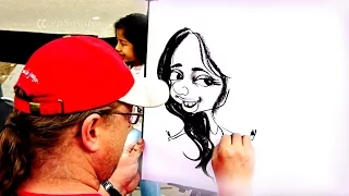 How to Draw a Caricature Portrait in 3 Minutes