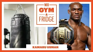 UFC Welterweight Champion Kamaru Usman's Training Routine & Diet | Gym & Fridge | Men's Health