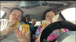 Mukbang Burger King breakfast with sister and special guest jaila