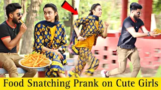 Food Snatching Prank On Girls Prank | Part 5 @ThatWasCrazy