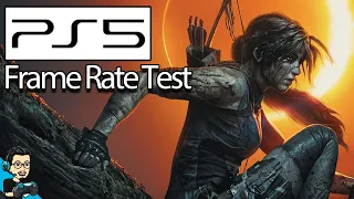 Shadow of the Tomb Raider (4k 60fps Resolution Mode) - PS5 Frame Rate Test