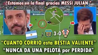 SE QUIEBRAN! ARGENTINOS REACCIONARON a GOLES de JULIAN ALVAREZ y MESSI HOY | ARGENTINA CROACIA 3-0