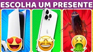 🎁 ESCOLHA SEU PRESENTE| DIFÍCIL DECIDIR😱|QUIZ JOGO DAS ESCOLHAS| 🎁 Choose your Gift