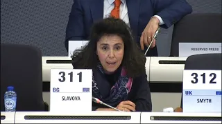 May 2019 - EESC Plenary Session - Group III Member Dilyana Slavova - Debate on Antisemitism