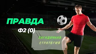 🔇 Тест загадочной стратегии на футбол: Правда о заработке на Ф2 (0) 🤔