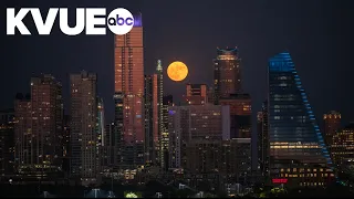 Aug. 31 Super Blue Moon over the Austin skyline | KVUE