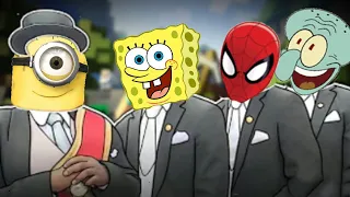 Coffin Dance Meme Coffin Dance Song Astronomia - Spongebob Squidward Minions Spiderman COVER