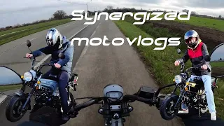 What it's like driving a scooter in Belgium (Skyteam bluroc heritage dax 50cc) part 2