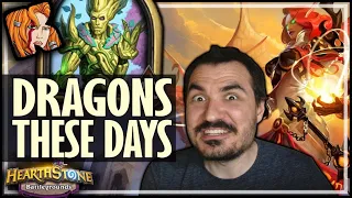 DRAGON BUILDS THESE DAYS?! - Hearthstone Battlegrounds