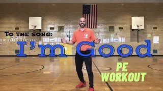 PhysEdZone: “I’m Good” PE Dance Fitness Workout | Brain Break