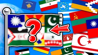 ALL Non-Recognized Countries in ONE Flag!