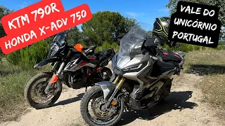 Honda X-ADV 750 and KTM 790R Off-Road Adventure | Exploring Portugal's Thrilling Vale do Unicórnio