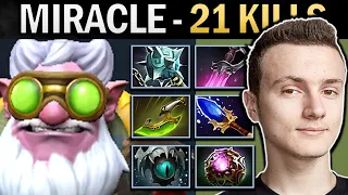 Sniper Dota Gameplay Miracle with Khanda and 21 Kills