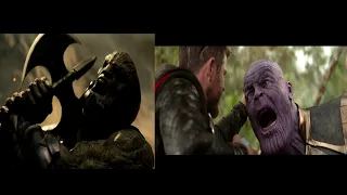 Ares vs Darkseid/Thor vs Thanos | Comparison | Zack Snyder's Justice League vs Avengers Infinity War