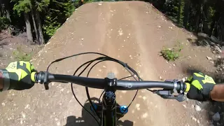 Stevens Pass Rock Crusher, Jay’s almost crash