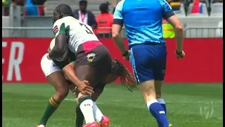 Justin Geduld delivers monster hit. [South Africa vs Kenya '19]