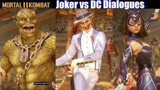 MK11 Joker meets Darkseid & Batman Who Laughs (DC Skins Intros) - Mortal Kombat 11