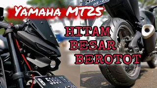 Yamaha MT25 : Hitam Besar Berotot. Velg Lebar, Ban Besar, Tampilan Sangar. (20200707)