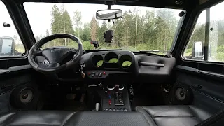 Мега УАЗ с бортовыми от ТРАКТОРА и мотором 230 л.с.