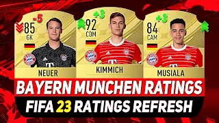 FIFA 23 ✸ BAYERN MUNCHEN WINTER RATINGS UPGRADES & DOWNGRADES!😎😱 ft. KIMMICH, NEUER, MUSIALA...etc