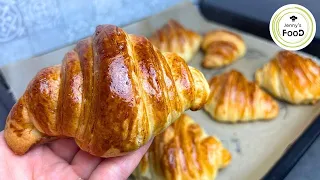 Croissant recipe ‼️ The easiest way to make homemade croissant 🥐