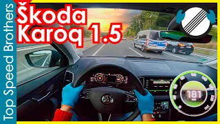 Skoda Karoq 1.5 (2020) AUTOBAHN POV TOP SPEED 🚀