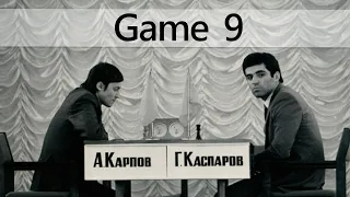 Destruction of Kasparov / World chess championship 1984  Karpov vs Kasparov  Game 9