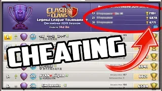 TOP Global Players CHEATING in Clash of Clans!