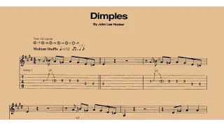 Dimples - John Lee Hooker | Guitar Lesson With Tab | Guitar Songbook