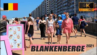 BLANKENBERGE | BELGIUM Walking Tour 4k60fps  مدينة بلانكينبرخ - بلجيكا 2021