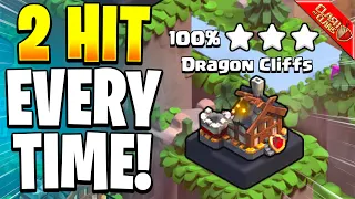 How to 2 Hit Dragon Cliffs EVERYTIME during Raid Weekend in Clash of Clans