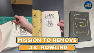 Trans artist removes J.K. Rowling’s name from Harry Potter books 📕🏳️‍🌈 | SWNS