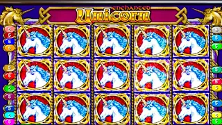 ★★JACKPOT HANDPAY★★$500 BETS★★ENCHANTED UNICORN HIGH LIMIT SLOT MACHINE BUENO DINERO MUSEUM SLOTS