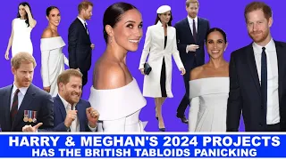 HARRY & MEGHAN'S 2024 PROJECTS HAS THE BRITISH TABLOIDS PANICKING