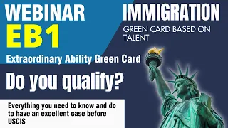 EB1 GREEN CARD BASED ON TALENT - WEBINAR