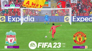 FIFA 23 [PS5] Manchester United vs. Liverpool [Penalty Shootout] Premier League [4K HDR 60FPS]