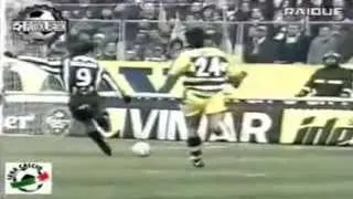 Serie A 1999-2000, day 16 Parma - Juventus 1-1 (Del Piero, Crespo)