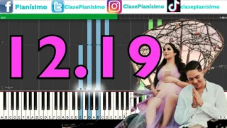 Jd. Pantoja. 12 19. (Tutorial De Piano.)                    #Instrumental #Karaoke