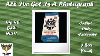 2020 Topps Archives Snapshots 3 Box Break - BIG B&W RC Hit!  /25 Insert card!