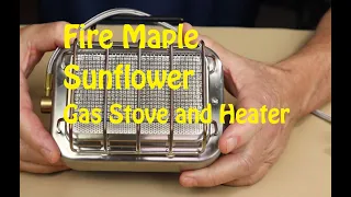 Fire Maple Sunflower Gast Stove with Ceramic Radiant Heat