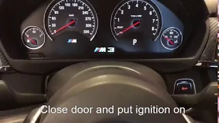 BMW F80 F82 F87 M3 M4 M2 - How to set the car into dyno mode