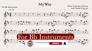 My Way - Play along For Bb instruments