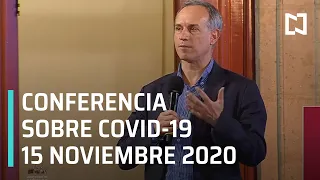 Conferencia  Covid-19 en México - 15 de Noviembre 2020