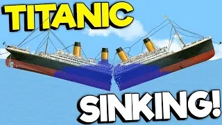 SINKING THE TITANIC WITH A SAW! - Floating Sandbox Simulator Gameplay