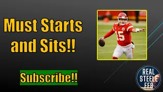 Must Start and Sit Players in Week 5!! Fantasy Football 2023!!