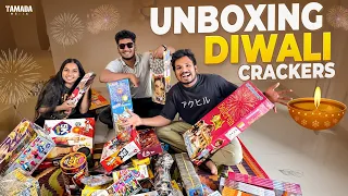 Unboxing Diwali Crackers 🧨💥 || Akhil Jackson Vlogs || @akyanovlogs || Tamada Media