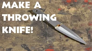 Make a Throwing Knife with Basic Tools!